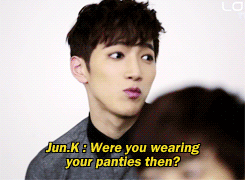 2pmlovesjunho:  Q : Is there anything special you do when working on a song? 