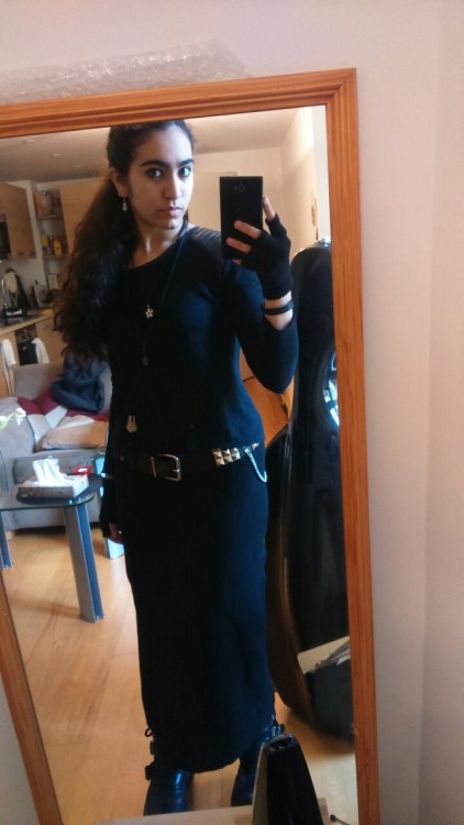 Casual goth outfit #2 Going to university&hellip; Trying to look attractive, but I just end up l