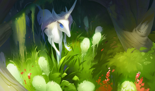 old unicorn painting i still kind of like