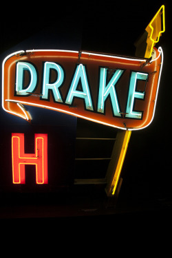 stillwater67:  The old Drake Hotel sign, I had more than a few beer there when it was still around.