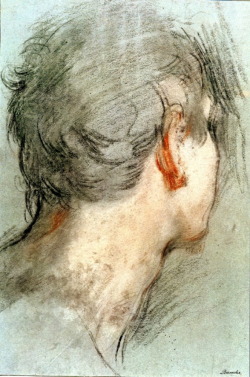 loverofbeauty:  Federico Barocci:  Head of a man  (16th c.) 