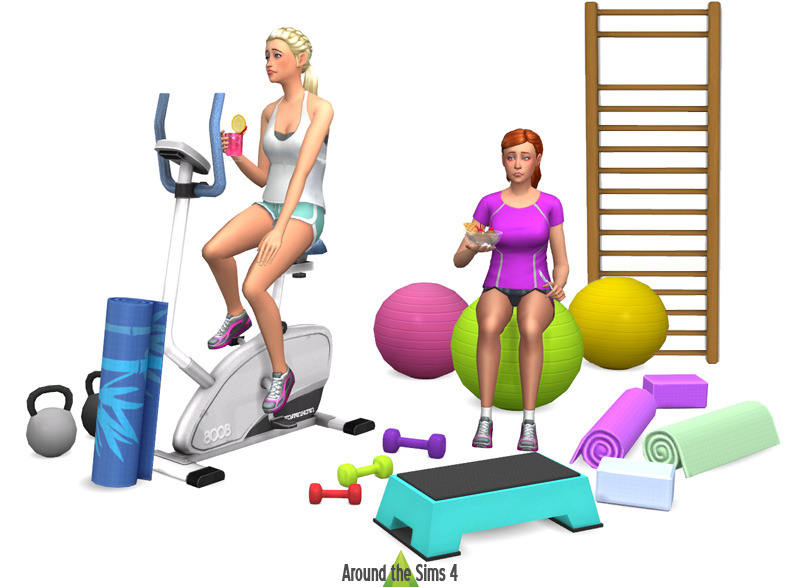 Maxis Match Finds — Gym Stuff: Around the Sims 4