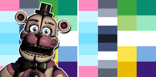 Freddy Fazbear from Five Nights at Freddy’s is an mspec gay amid caedogender backroomic fractic null