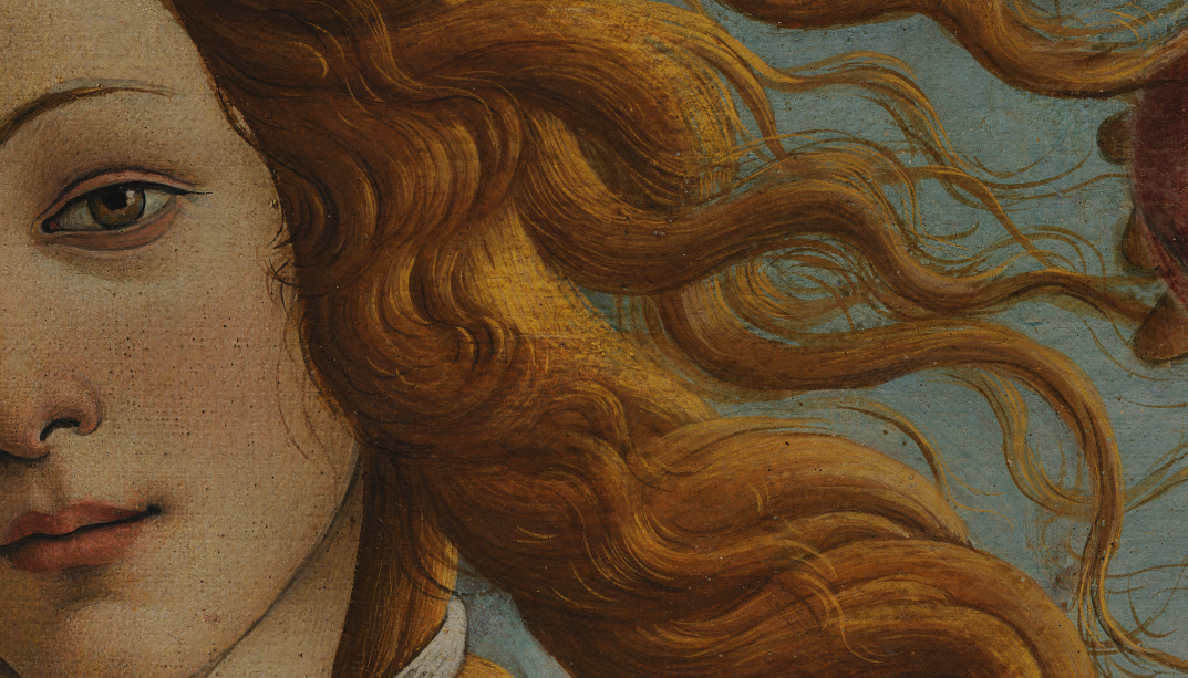 renaissance-art:  Details from Botticelli’s Birth of Venus 