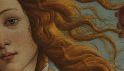 renaissance-art:Details from Botticelli’s Birth of Venus