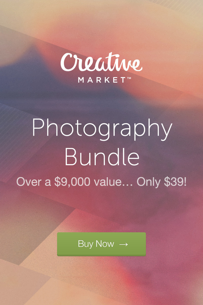 Our June bundle is here, and it’s all about PHOTOGRAPHY ✨📷 Hundreds of photos & tools for $39! http://crt.mk/O4VQE