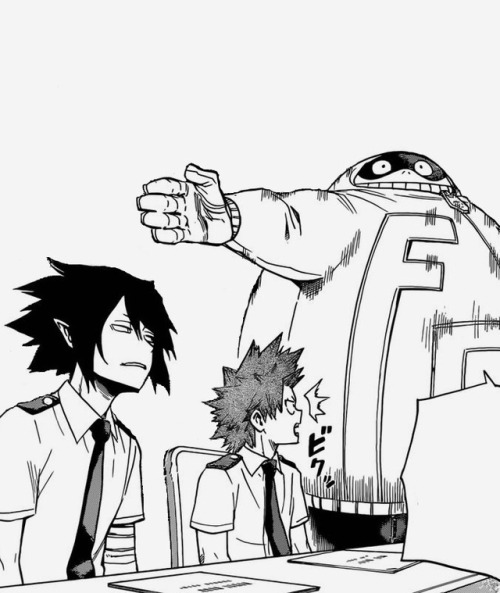 yama-tadashi:  Fat Gum and his interns, Suneater and Red Riot!