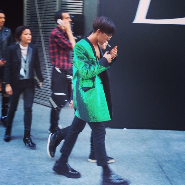 FCKYEAHGD! — 140629 G-Dragon at Saint Laurent Spring/Summer