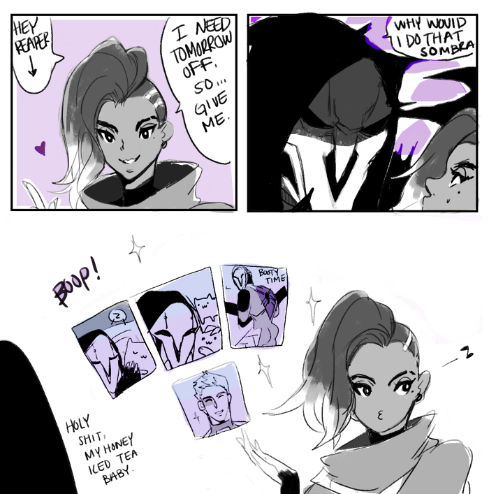 genbooty:  genbooty:  Sombra know what’s up  Bonus 😂  