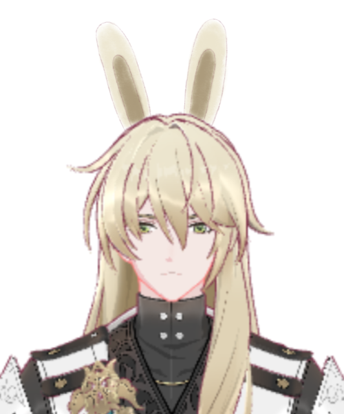 Luocha With Bunny Ears(model: MiHoYo, Bunny Ears Edited By Myself)