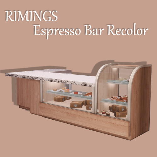 [RIMINGS] Espresso Bar Recolor ​- 10 SWATCHES- RECOLOR- HQ COMPATIBLE▶TERMS OF USEDOWNLOAD( PUBLIC /