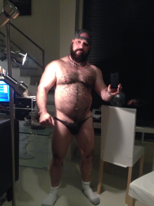 cool-damsmuscle: Extremely hairy muscle bear  i create this little blog to show hairy man are n