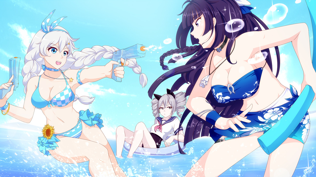 My submission for the Honkai Summer Festival art contest! Vote for my entry here: