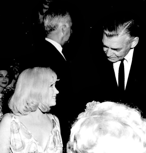 alwaysmarilynmonroe: Marilyn and Clark Gable at a press conference for The Misfits in July 1960.