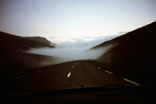 From above more clouds to Stykkishólmur before the sky exploded.Velvia 100.July, 2016.