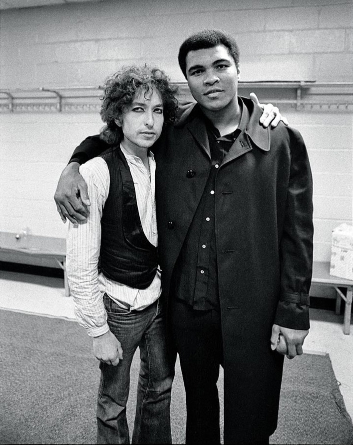last-picture-show:  Bob Dylan &amp; Muhammad Ali, Madison Square Garden, New