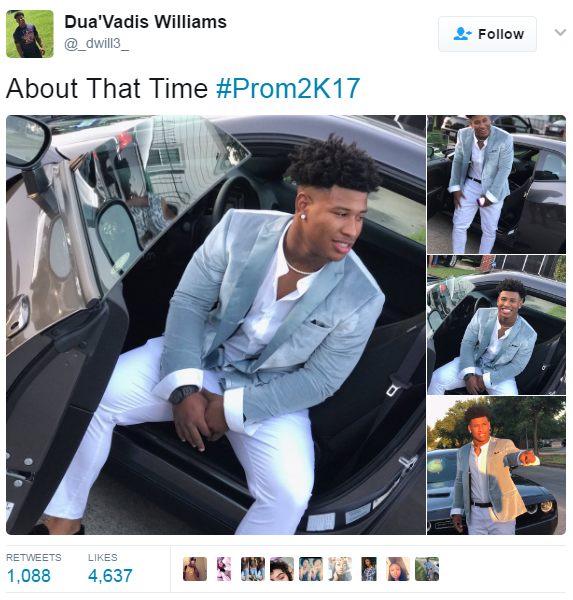 hustleinatrap: some piece of Black excellence at prom 2k17