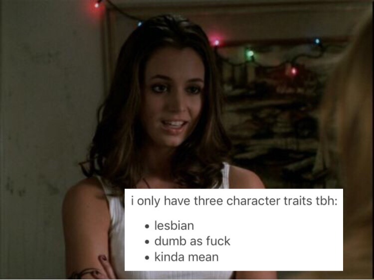isthisapenismetaphor:  why is every text post about faith lehane’s useless lesbian
