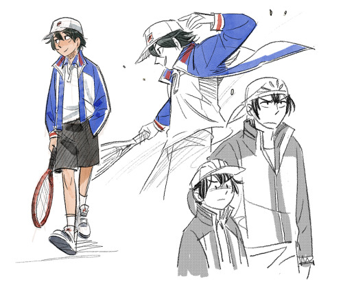 read like all of the og prince of tennis manga over the last two weeks… some sketches from wh