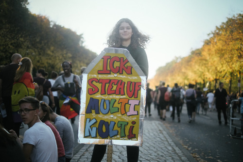  Nearly 250 000 people in Berlin protesting against Racism and Marginalisation (13.10.2018) - Part 3