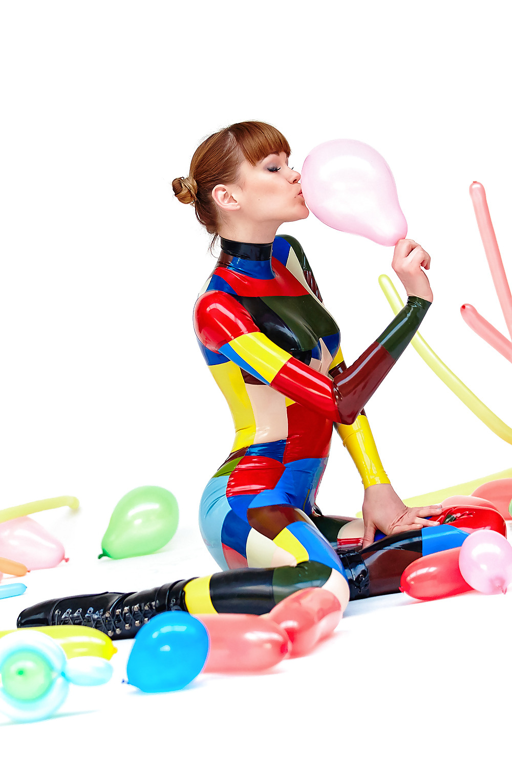 allanon1960:MultiColoured Catsuit, Alexandra Potter