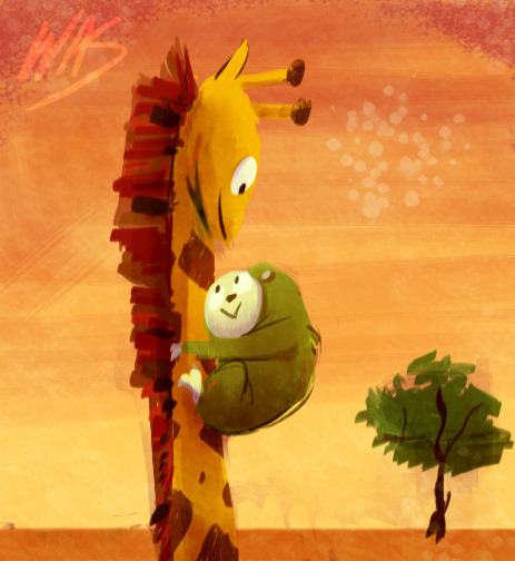 waymonds: Hey guys, It doesn’t matter how a giraffe and a sloth got into the same habitat, it 