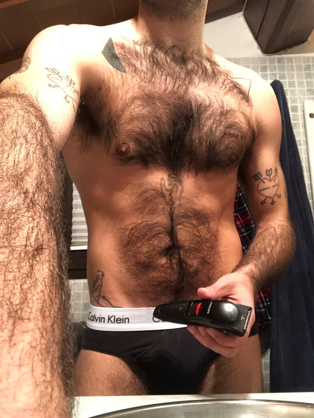 Thelilhenry:daily Routine. Just The Beard, Nothing Else! 