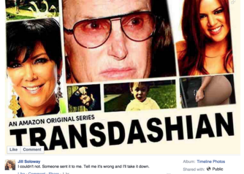 Transparent&rsquo;s Jill Soloway Apologizes for Joking About Bruce Jenner on Facebook&ldquo;&lsquo;T