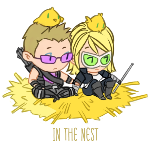 lyhaonguyen:  [ In the nest ] ——- Hawkeye &amp; Mockingbird &copy; Marvel Art &a