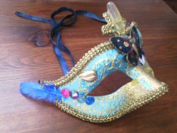 I Personalized A Mask I Bought In Italy. For Fae Parties.