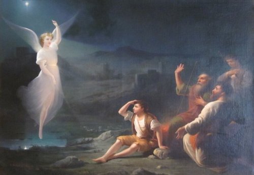 The Angel Appearing before the Shepherds, Thomas Buchanan Read, 1870