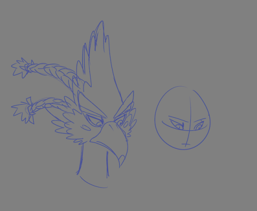 It started off with me just wanting to draw Revali in my own casual style rather then pain-stakingly