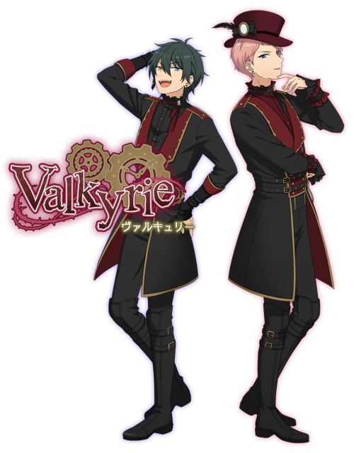 anstazu:  New unit Valkyrie consisting of members Mika Kagehira & Shu Itsuki!