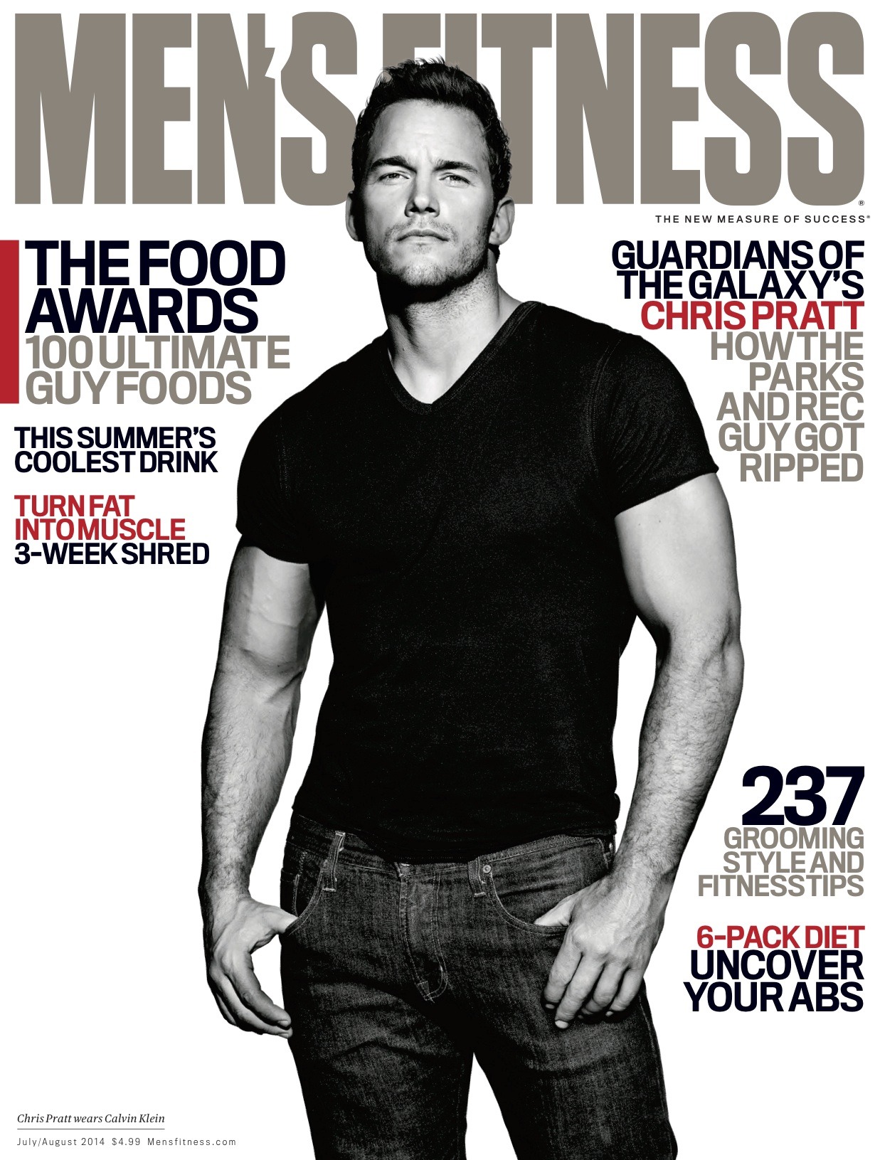 marvelentertainment:  Chris Pratt on the cover of Men’s Fitness: Ready To Go Galactic