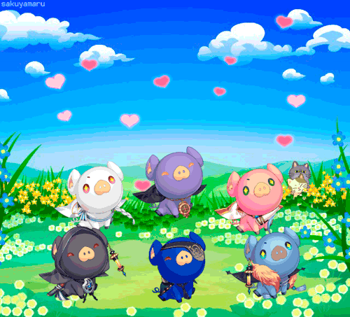 cute little pigs