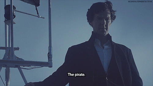 aconsultingdetective:Sherlock and John + pirates