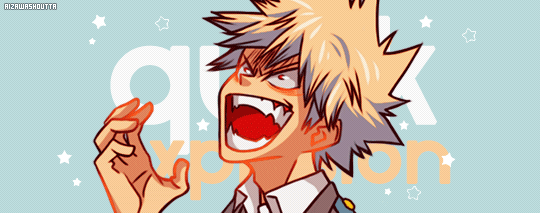 aizawashoutta:   “From here on, I..! From here on..! Y'hear me?! I’m gonna… beat you all! I’m going to become the number one!! Enjoy your win. It’ll never happen again! Dammit!!!”↳ ♡ Happy Birthday to my angry hot hero ♡ | Bakugou Katsuki