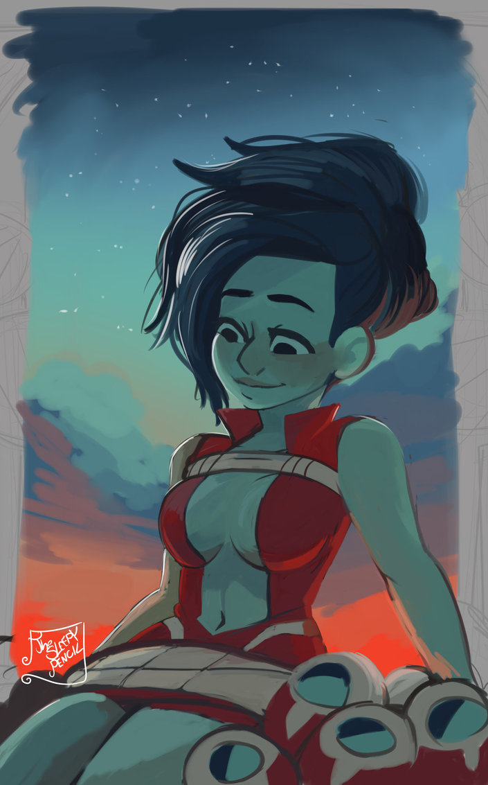 creadoresdebelleza:Thesleepypencil: Momo Yaoyorozu de “My Hero Academia”.