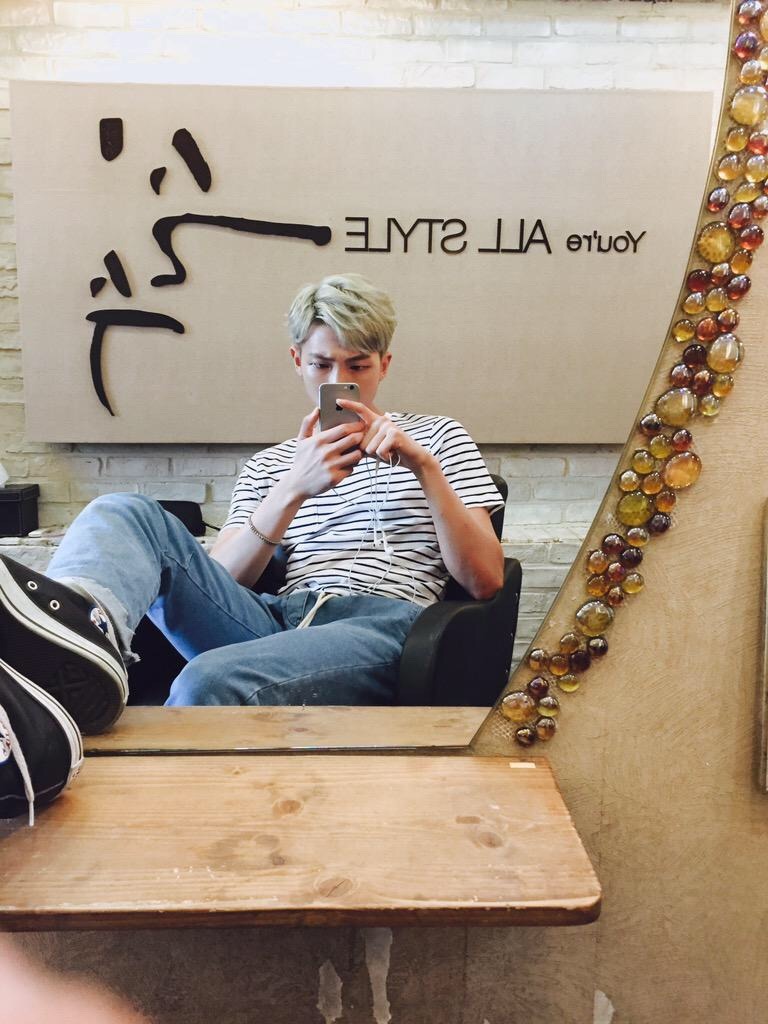 saltysugabts — namjoon x mirror selfies