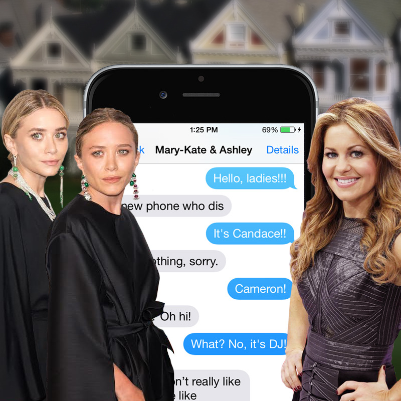 Candace Cameron Texts The Olsen Twins About The Full House RebootProbably safe to say the Olsen twins will not be appearing on Fuller House.