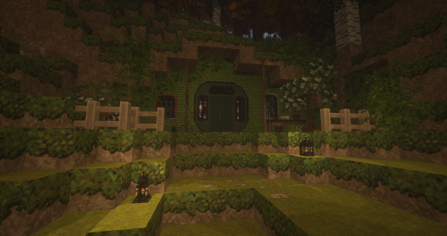 I upgraded the hobbit hole a bit- living in luxury now