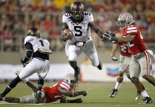 MARQUEIS GRAY RETURNS TO MINNESOTA AND TCF STADIUM WITH CONFIDENCE IN HIS HANDS.