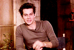 holland-roden:  ‘They wanna see Dylan laughing, well you are about to get your wish. Watch this’. 