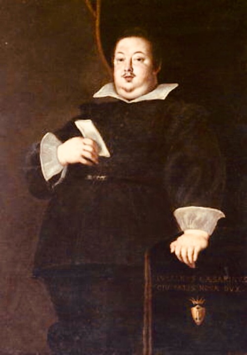 Portrait of a corpulent Italian nobleman, Giuliano II, Cesarini (1572-1613, Duke of Civitanova March