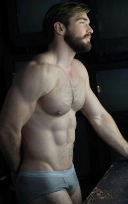 fur+speedo+beard+