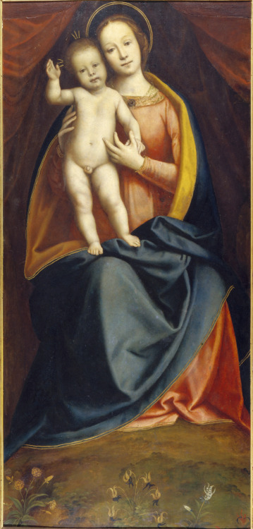 Madonna with Child, by Gaudenzio Ferrari, Accademia Carrara, Bergamo.