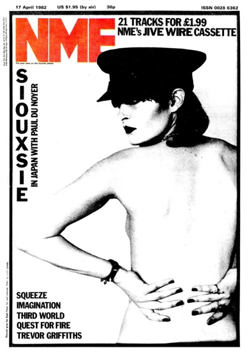 sowhatifiliveinjapan:Siouxsie & The Banshees (April, 1982) from the NME