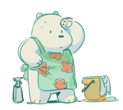 Ice Bear’s spring cleaning game is