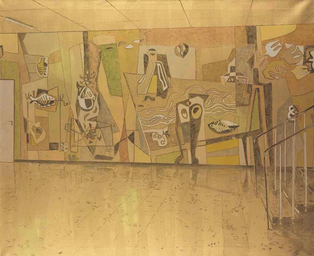 thunderstruck9:  Stefan Kürten (German, b. 1963), Berufsschule, 2006. Acrylic on