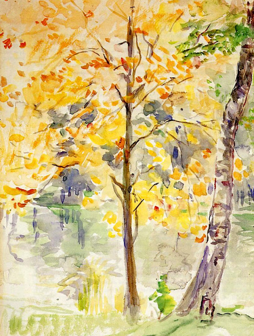 goodreadss:Fall Colors in the Bois de Boulogne, Berthe Morisot - 1888Constantine Korovine (Russ., 18